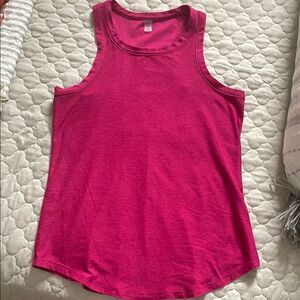 Beyond Yoga Pink Tank Top with Moisture-Wicking Fabric